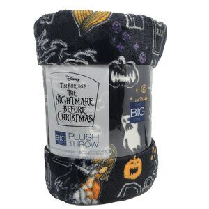 Nightmare Before Christmas Plush Fuzzy Soft Throw Blanket